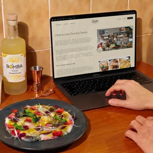 Clément Saint-Hilaire brand designer et UI UX designer en Normandie et à Paris pour le le chef Simone Zanoni et son Club Casa Zanoni